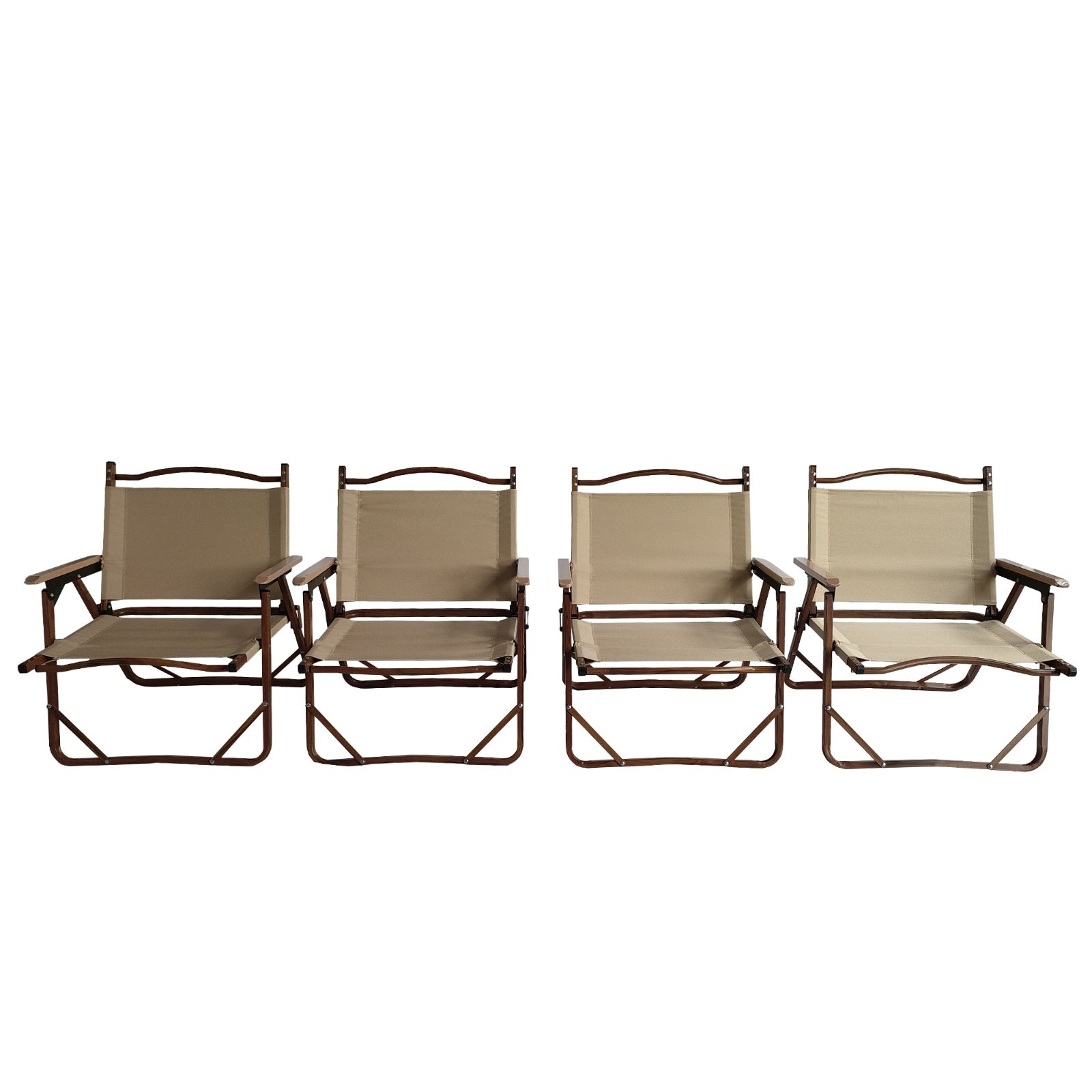 Comfy Foldable Portable Chair w/ Armrests
