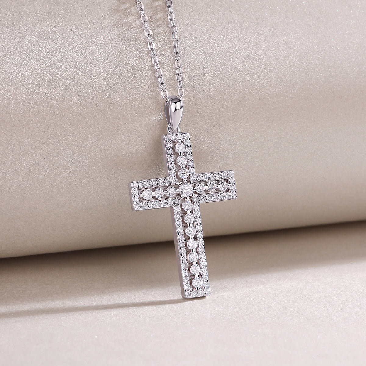 Shelter Diamond Pendant Necklace Set