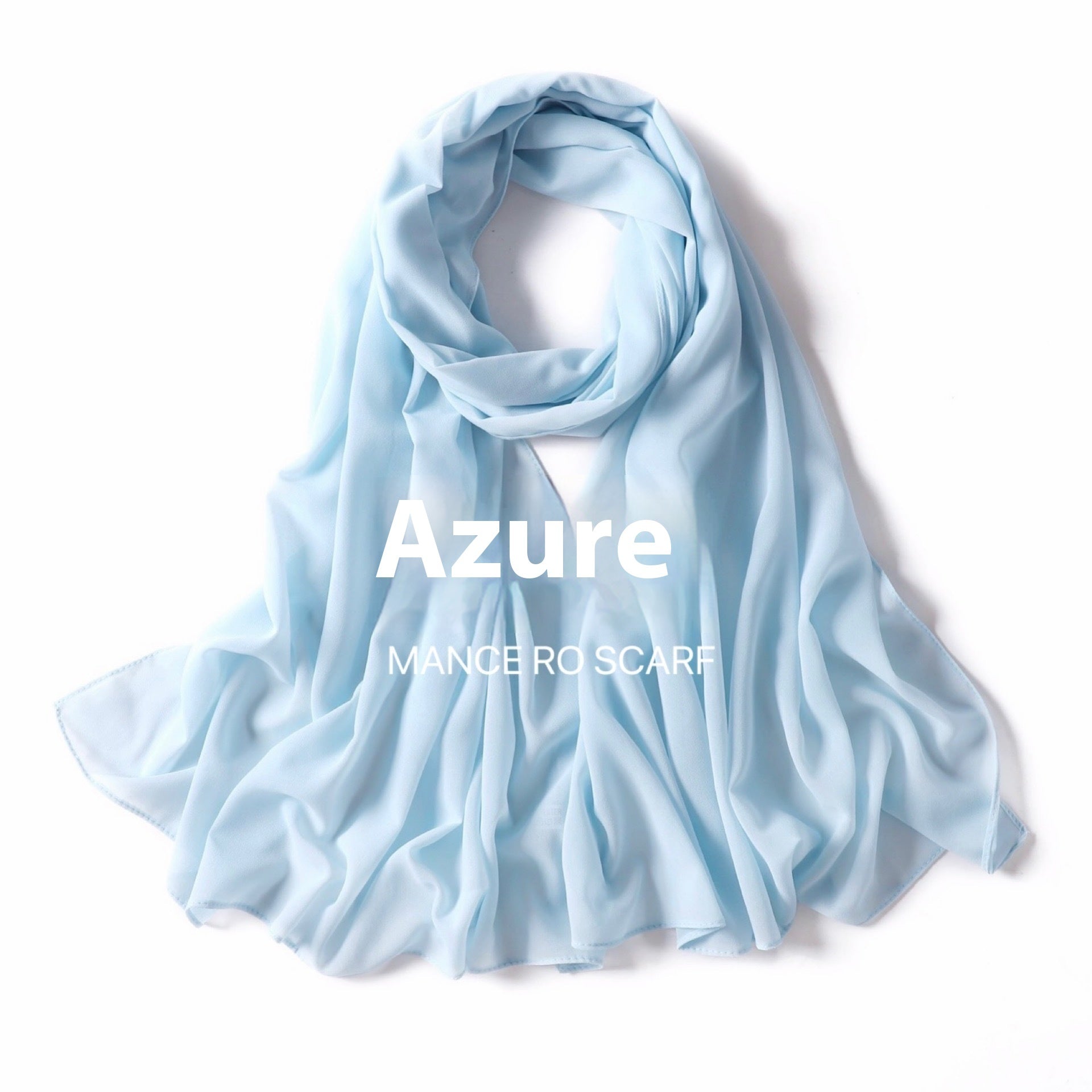 Pearl Chiffon Headscarf Veil Wrap