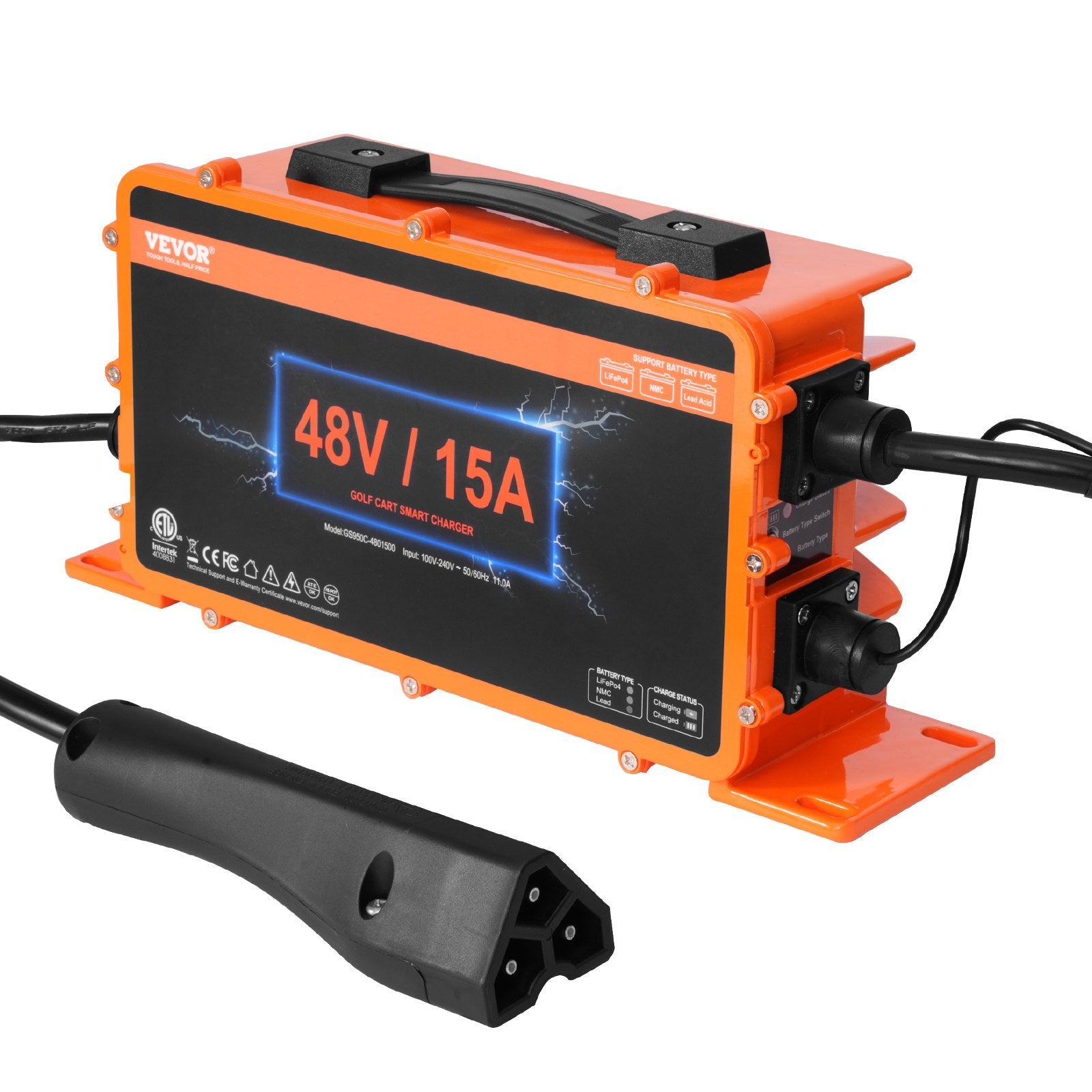 VEVOR 48V 15A Smart Golf Cart Charger