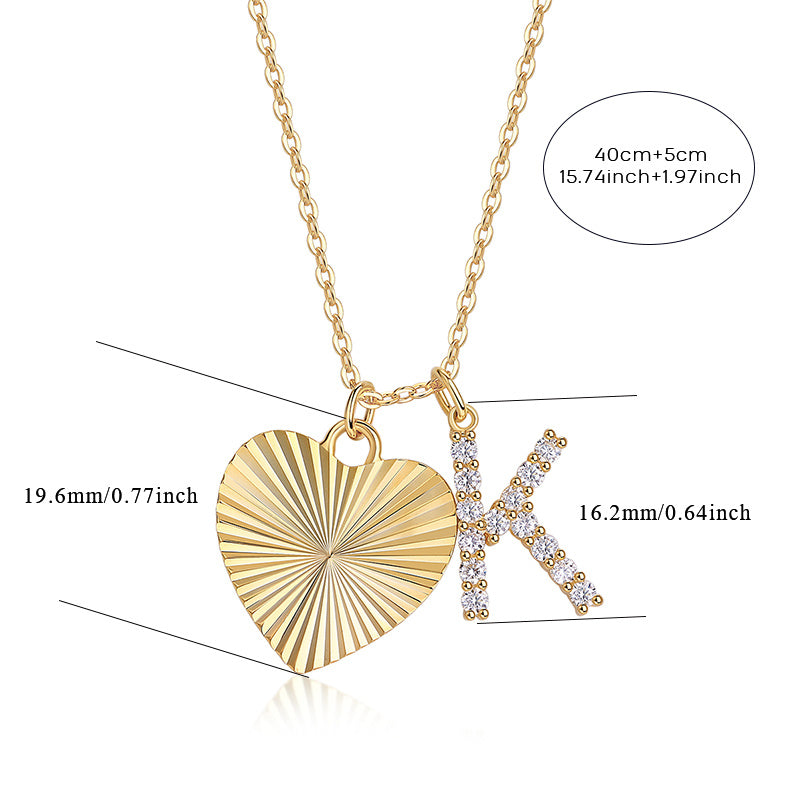 Heart of Hearts Moissanite Necklace Set