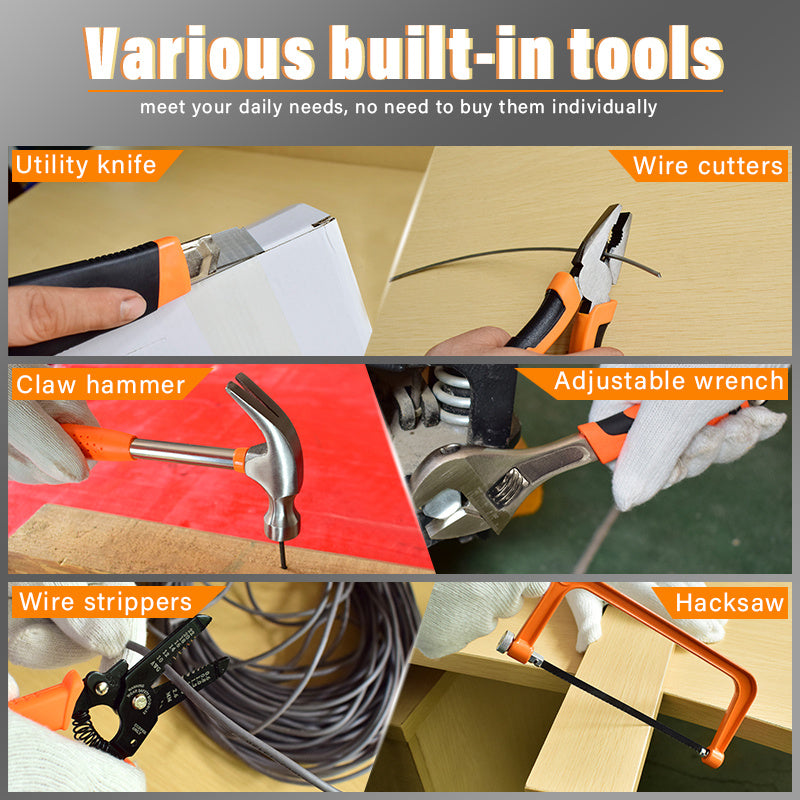 169-Piece Home Repair & Tool Set Kit
