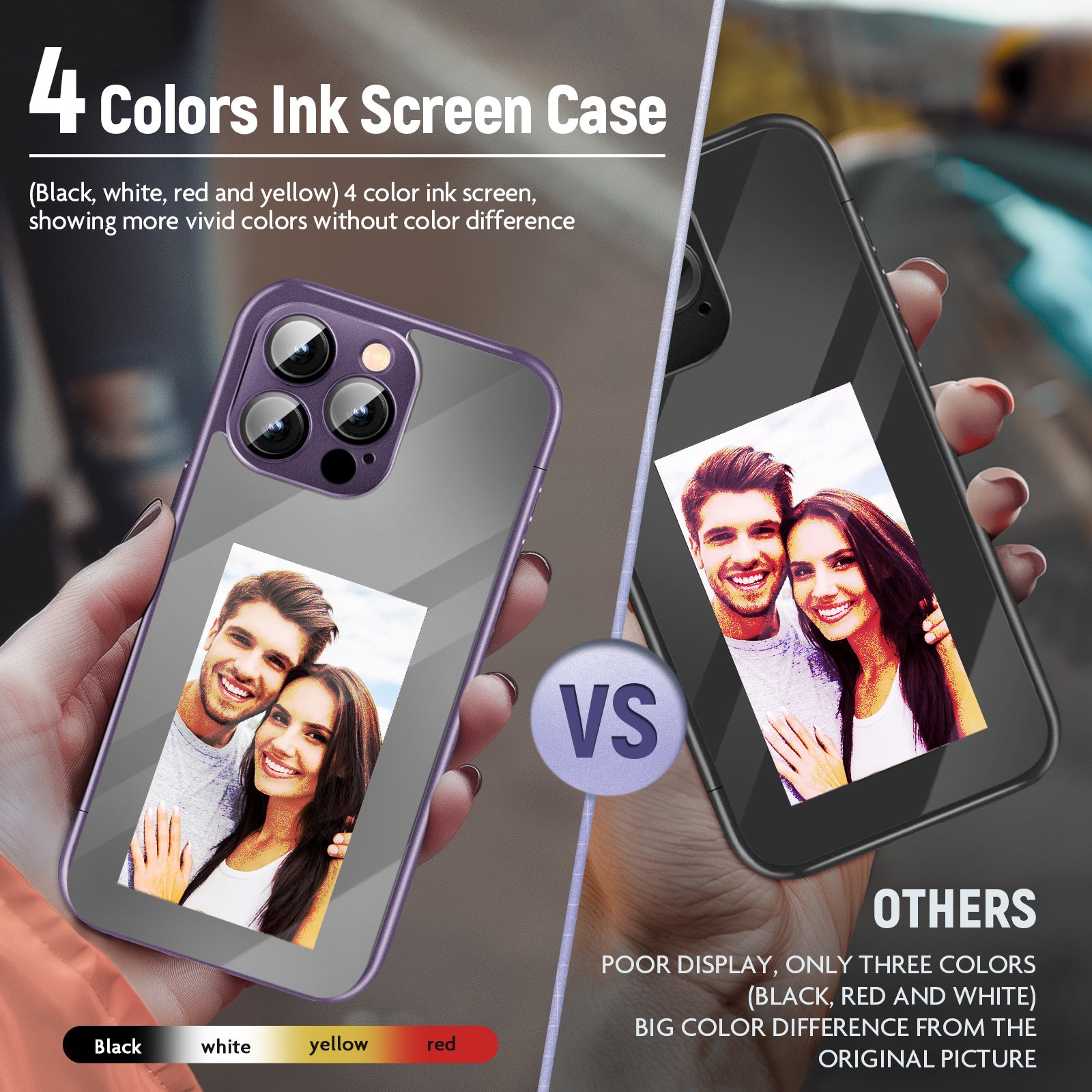 Smart NFC E-Ink Flip Case for iPhone 15 Pro Max