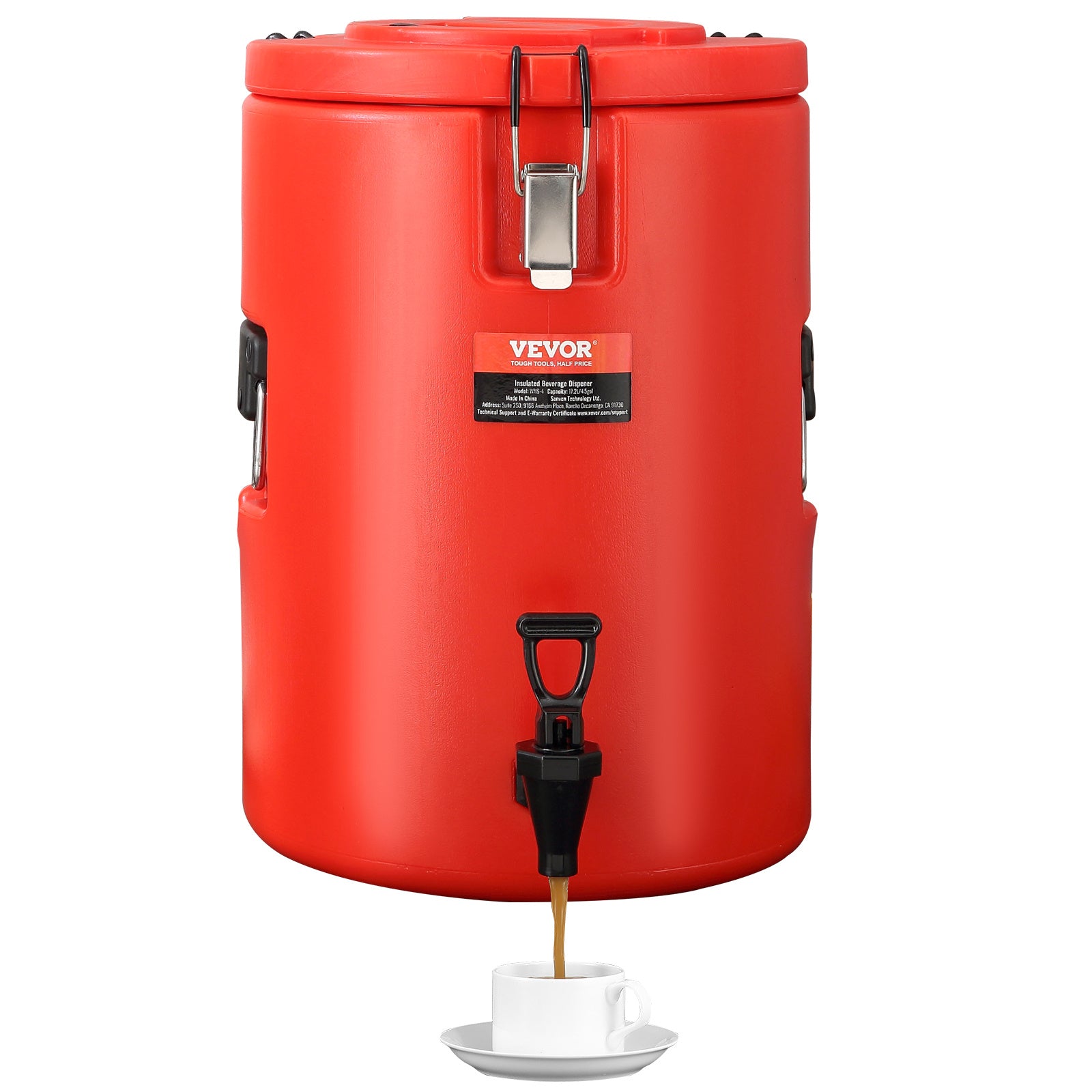 VEVOR 4.5 Gal Stainless Beverage Dispenser