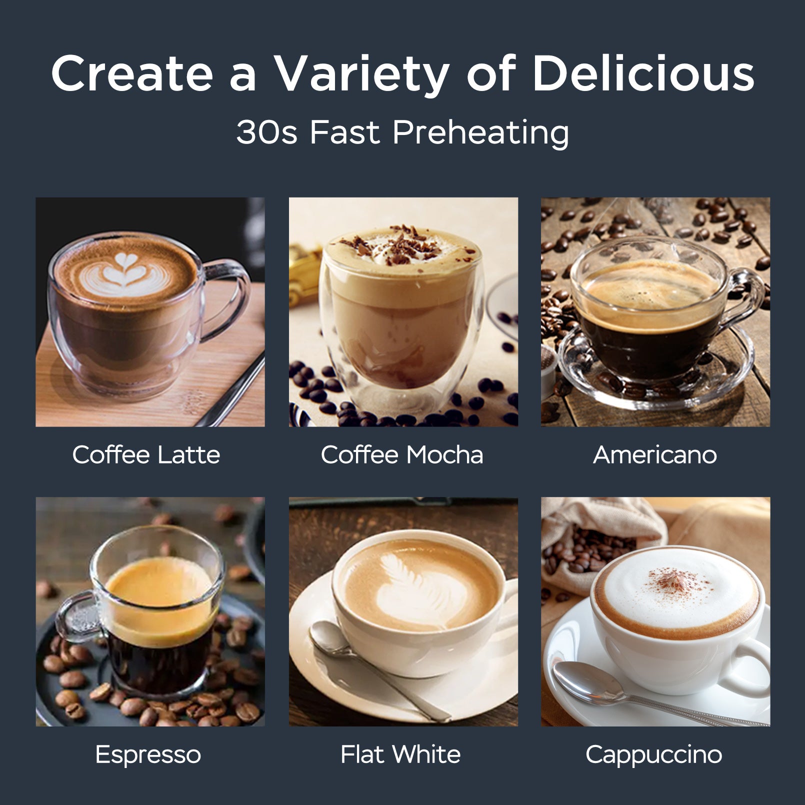 Geek Chef 20-Bar Espresso Machine & Frother
