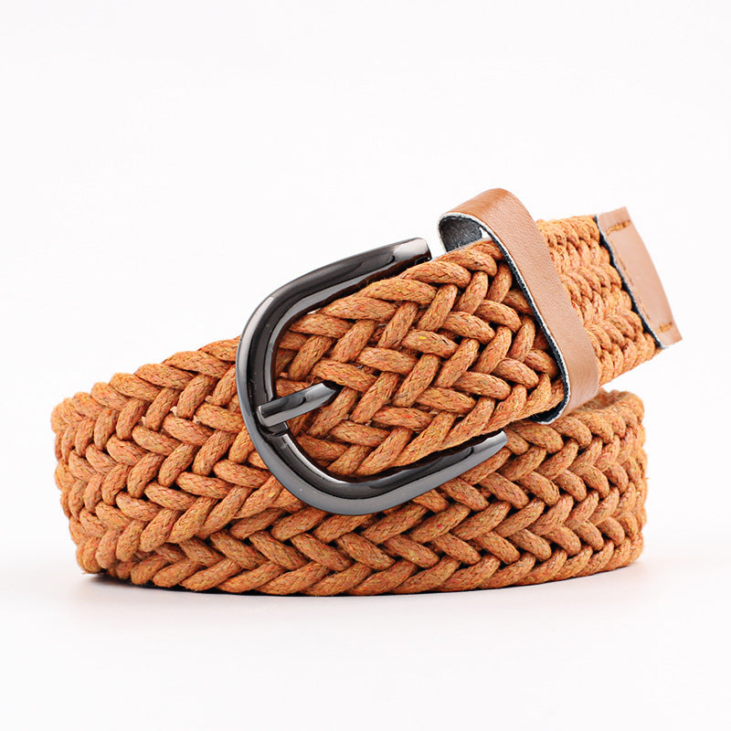 Cotton Linen Wide Girdle Waist Belt