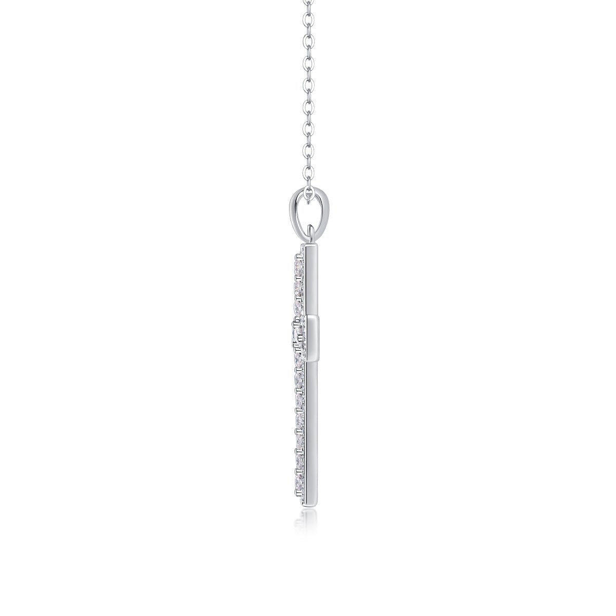 Shelter Diamond Pendant Necklace Set