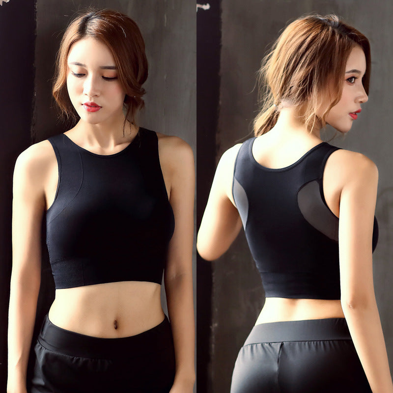 Double-Layer Mesh Sports Bra – Women