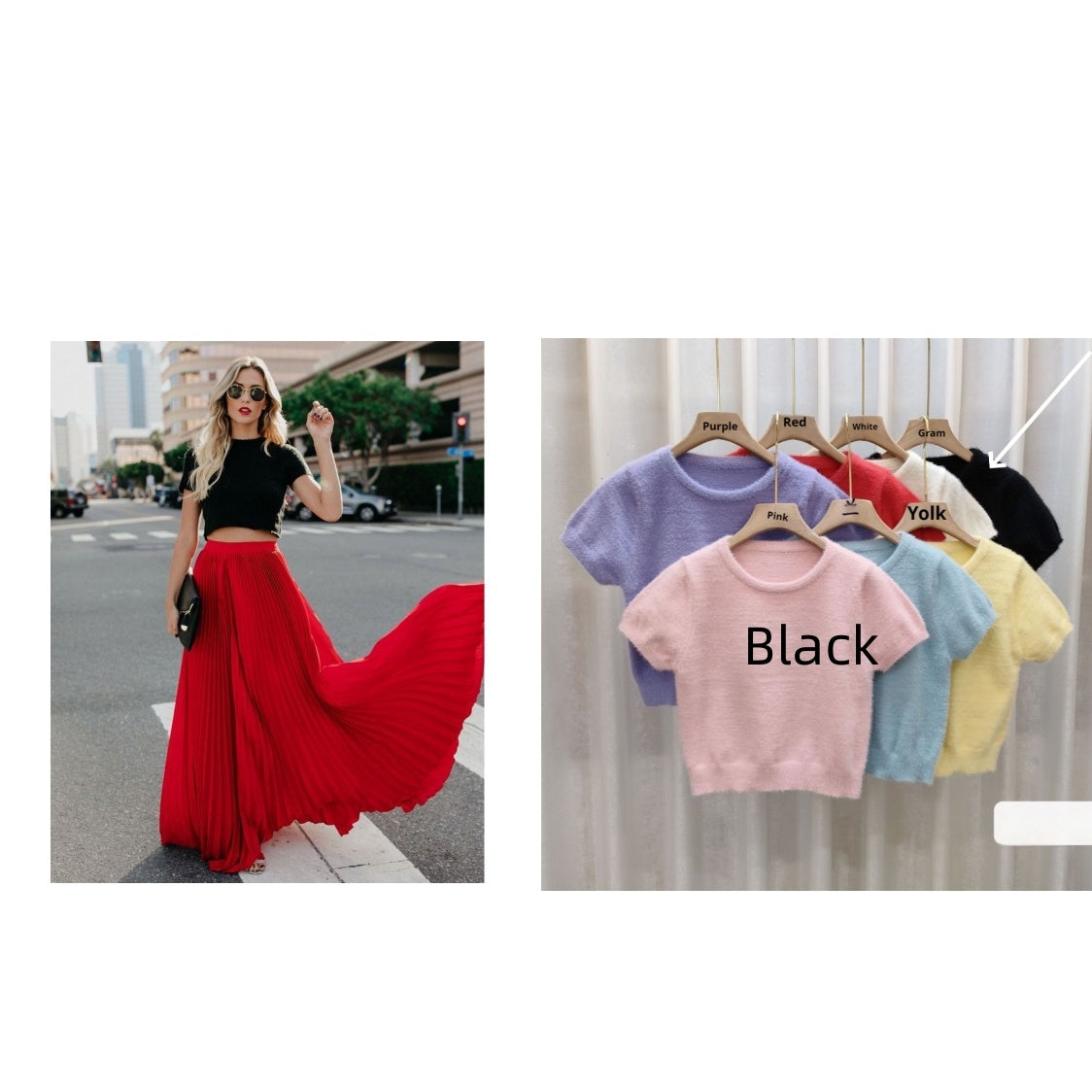 Jupe longue décontractée taille haute pour femme