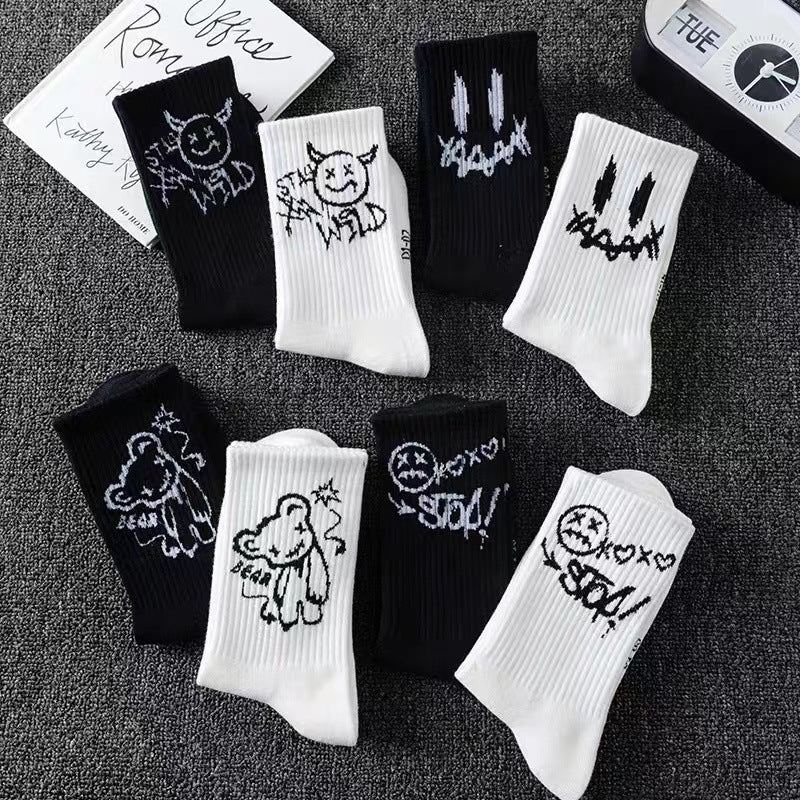 Chaussettes mi-mollet printemps/été pour hommes