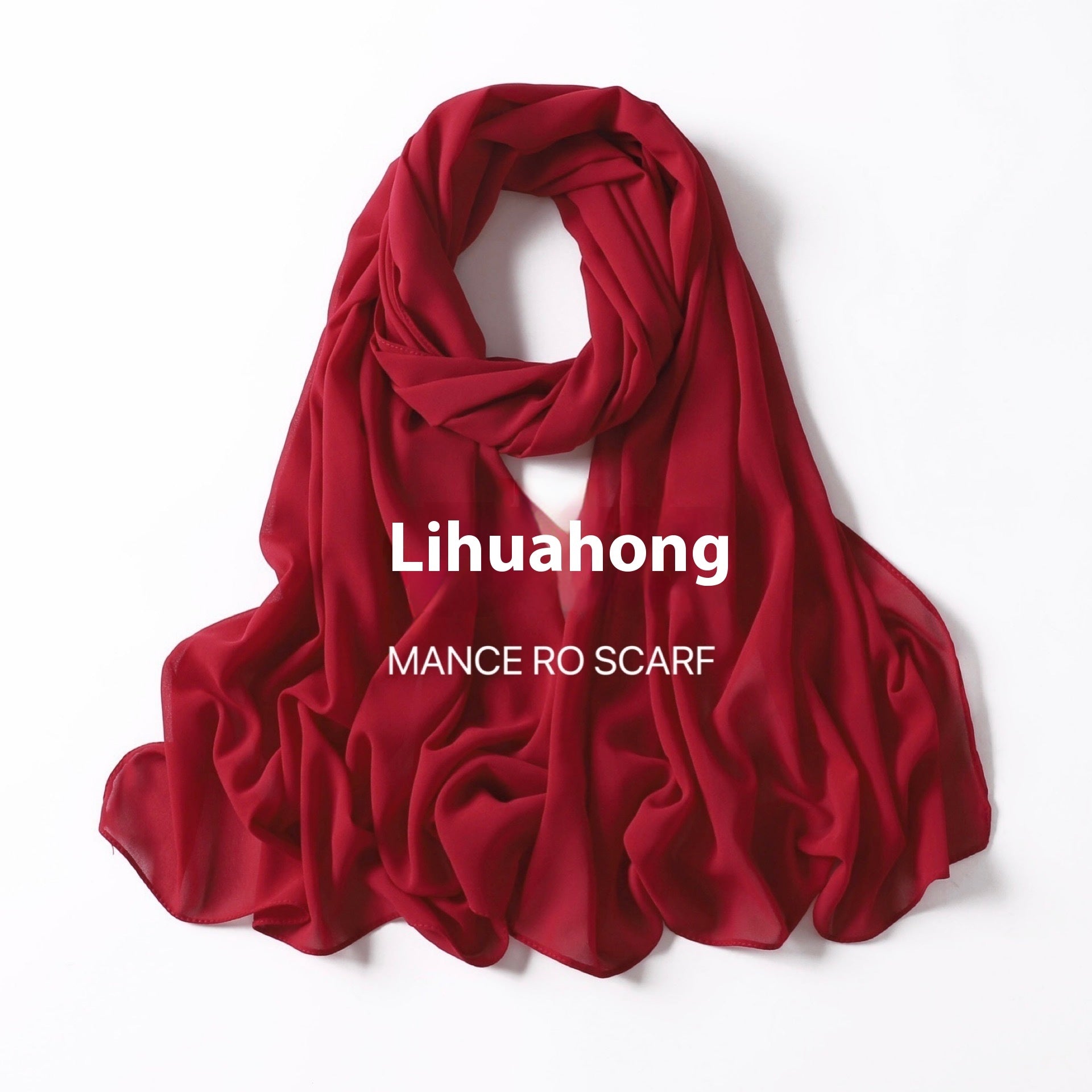 Pearl Chiffon Headscarf Veil Wrap