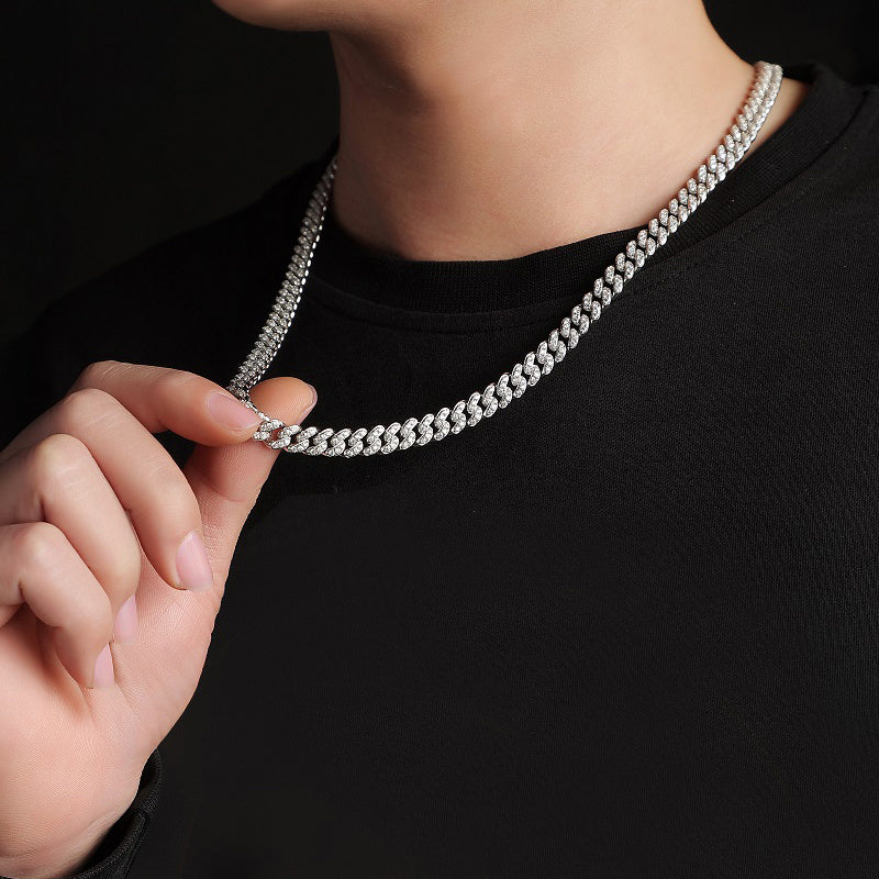 Life Convention Moissanite Silver Necklace