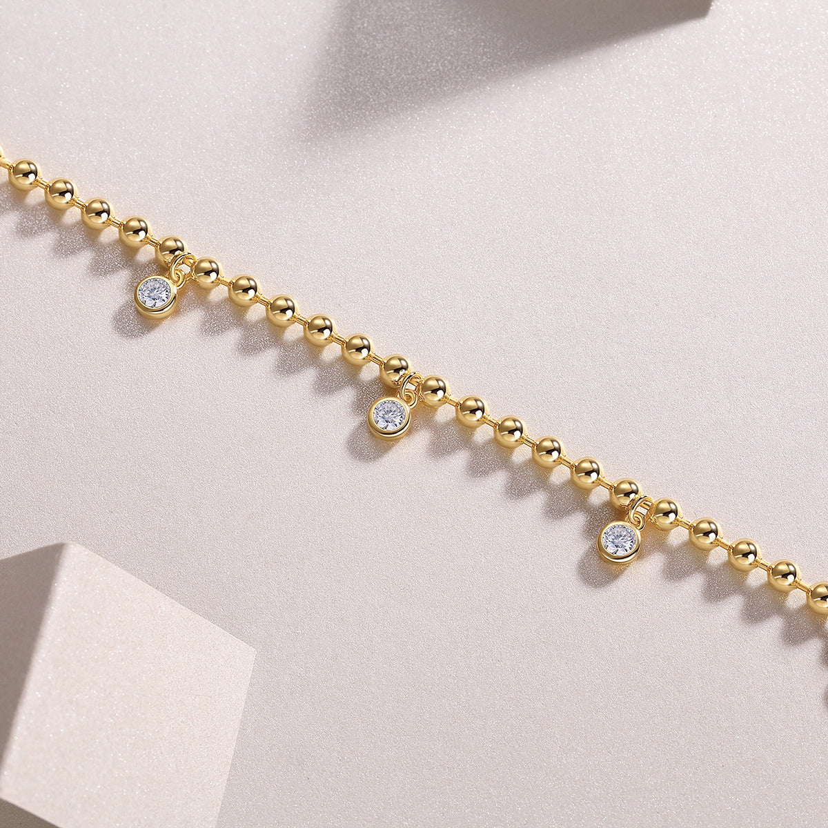 Mossan Diamond S925 Silver Bracelet