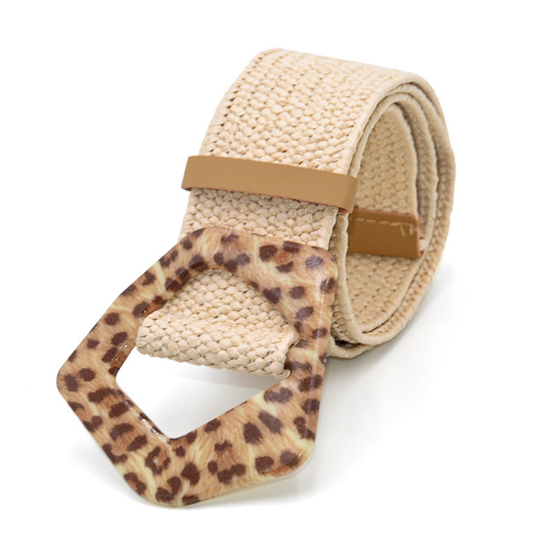 Cotton Linen Wide Girdle Waist Belt