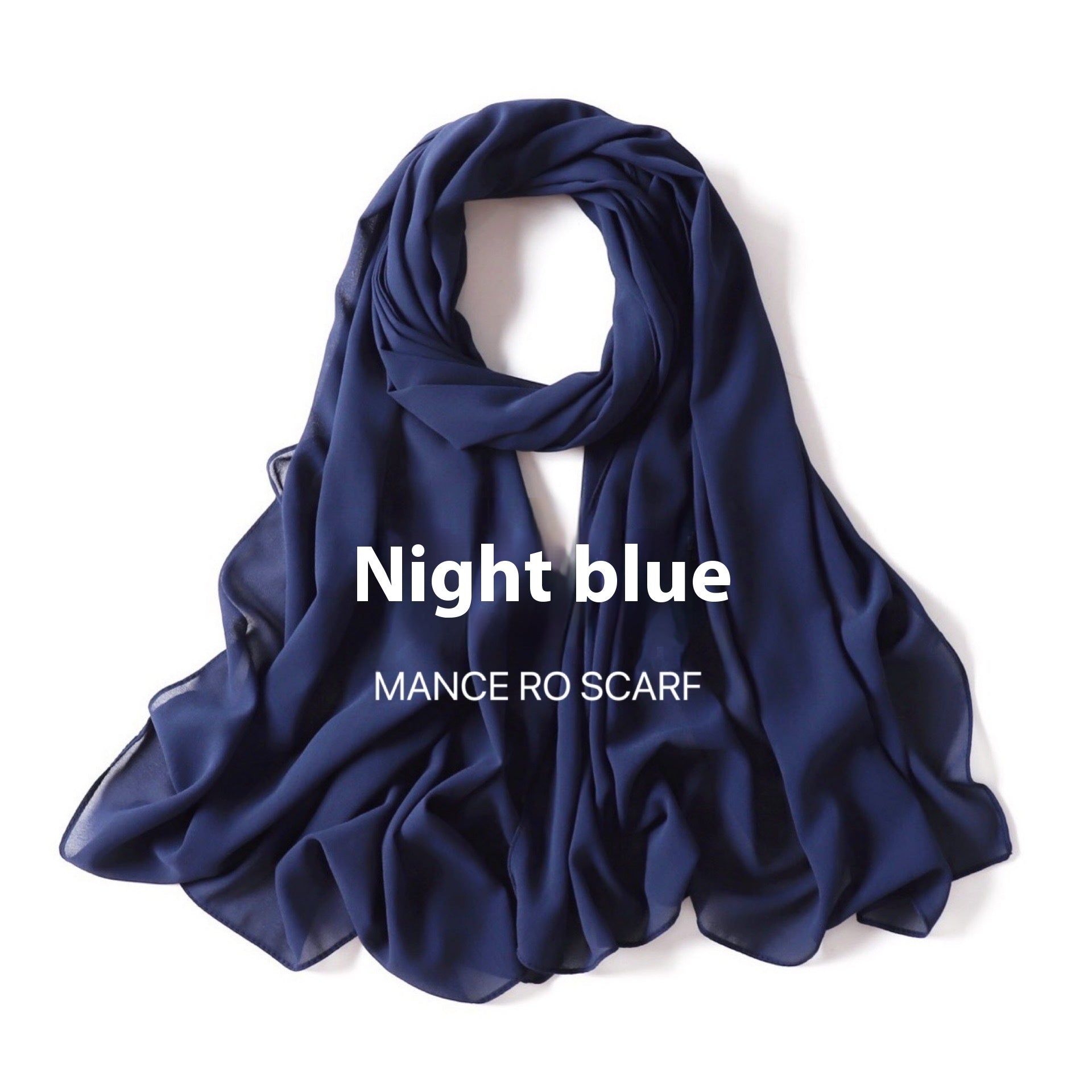 Pearl Chiffon Headscarf Veil Wrap