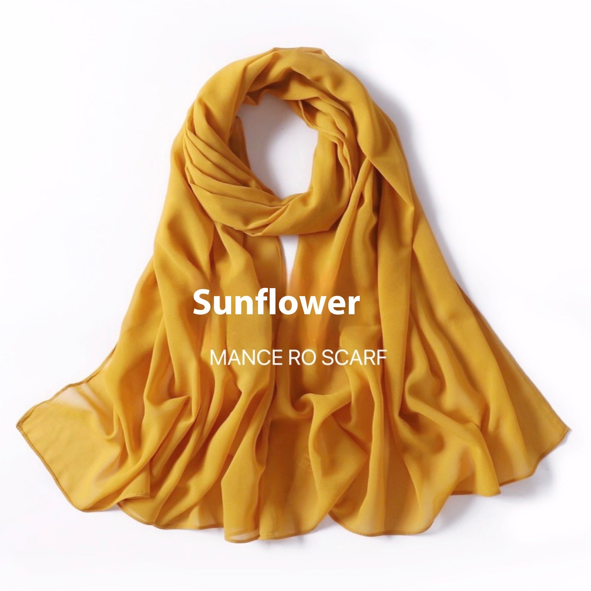 Pearl Chiffon Headscarf Veil Wrap