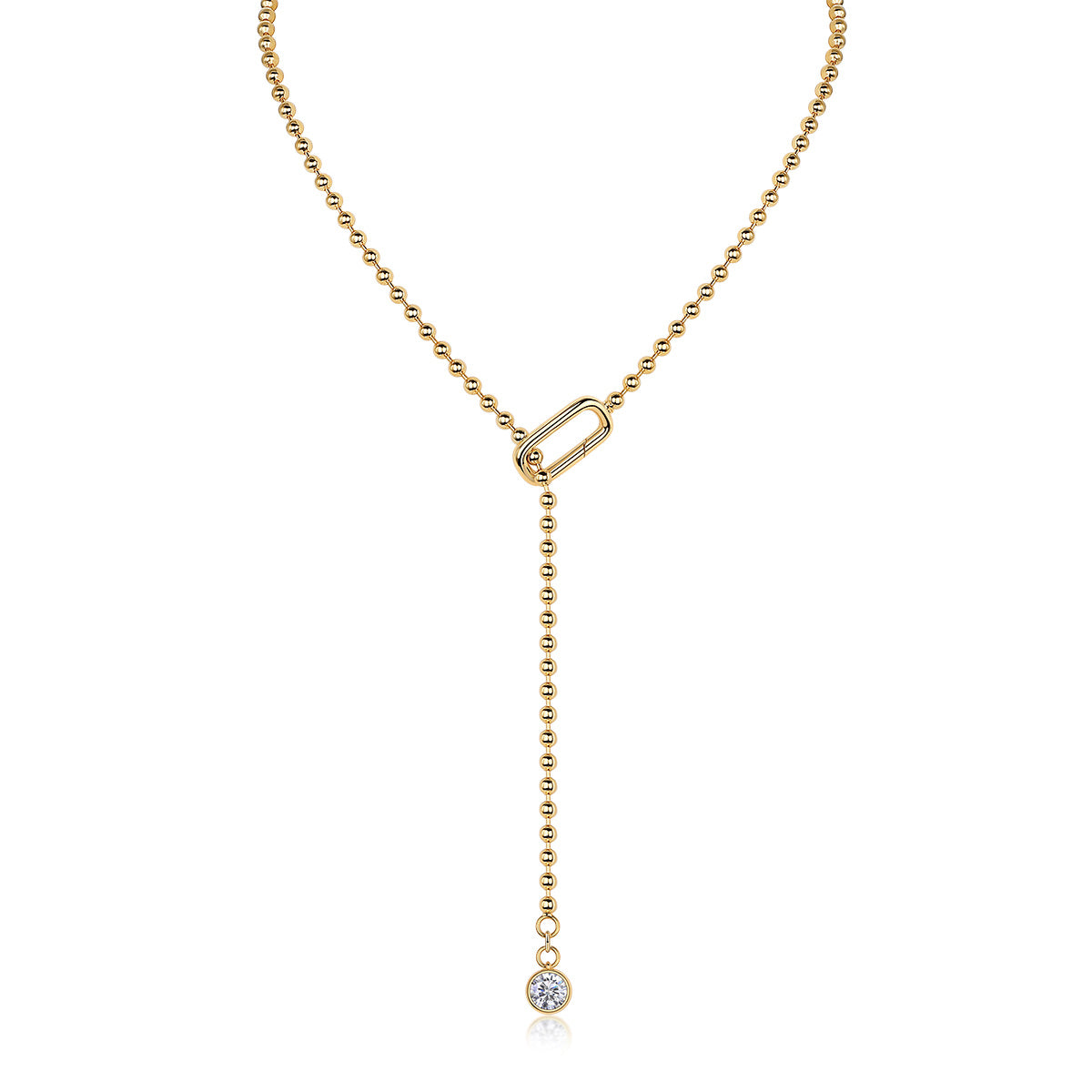 Gem Tassels Diamond Pendant Set