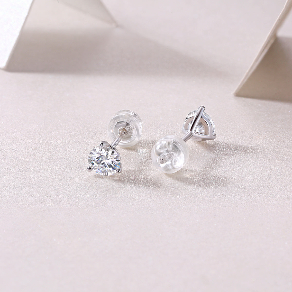 Freeze Frame Diamond Stud Earrings