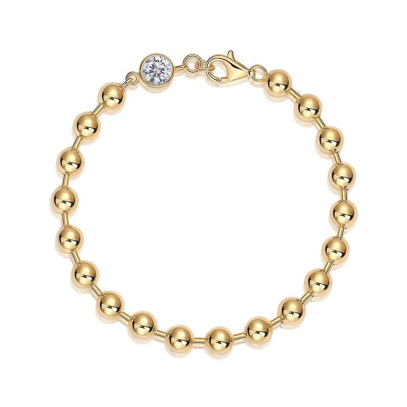 Mossan Diamond S925 Silver Bracelet