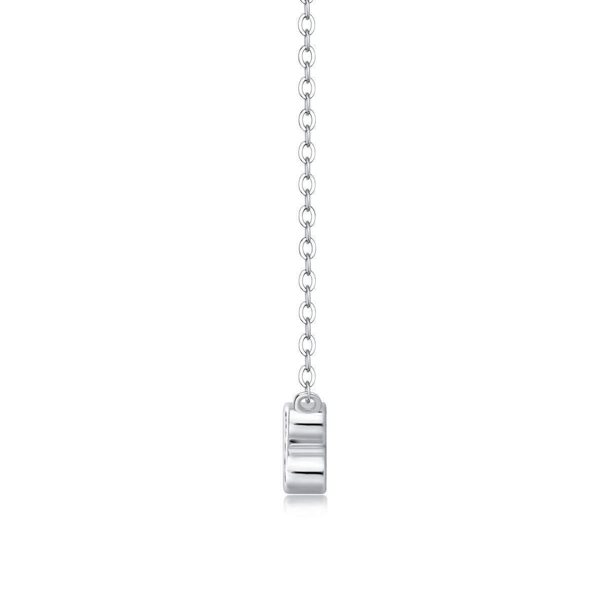 White Dew Diamond Pendant Necklace