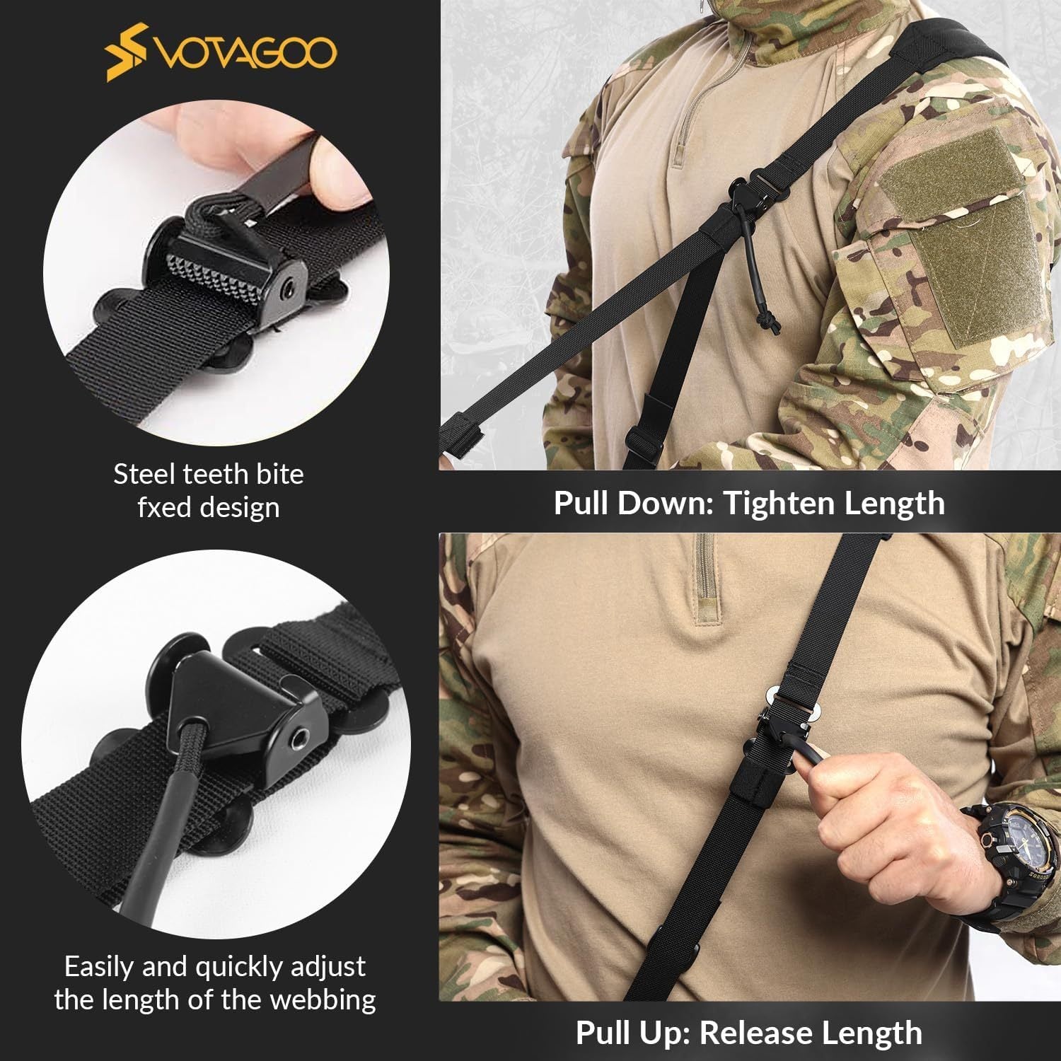 QD 2-Point Quick Adjust Rifle Sling