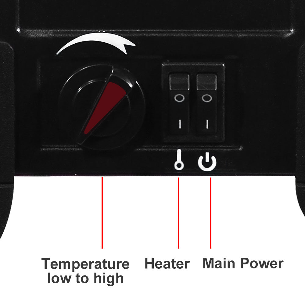 US SF512-14A 14" 1400W Electric Fireplace