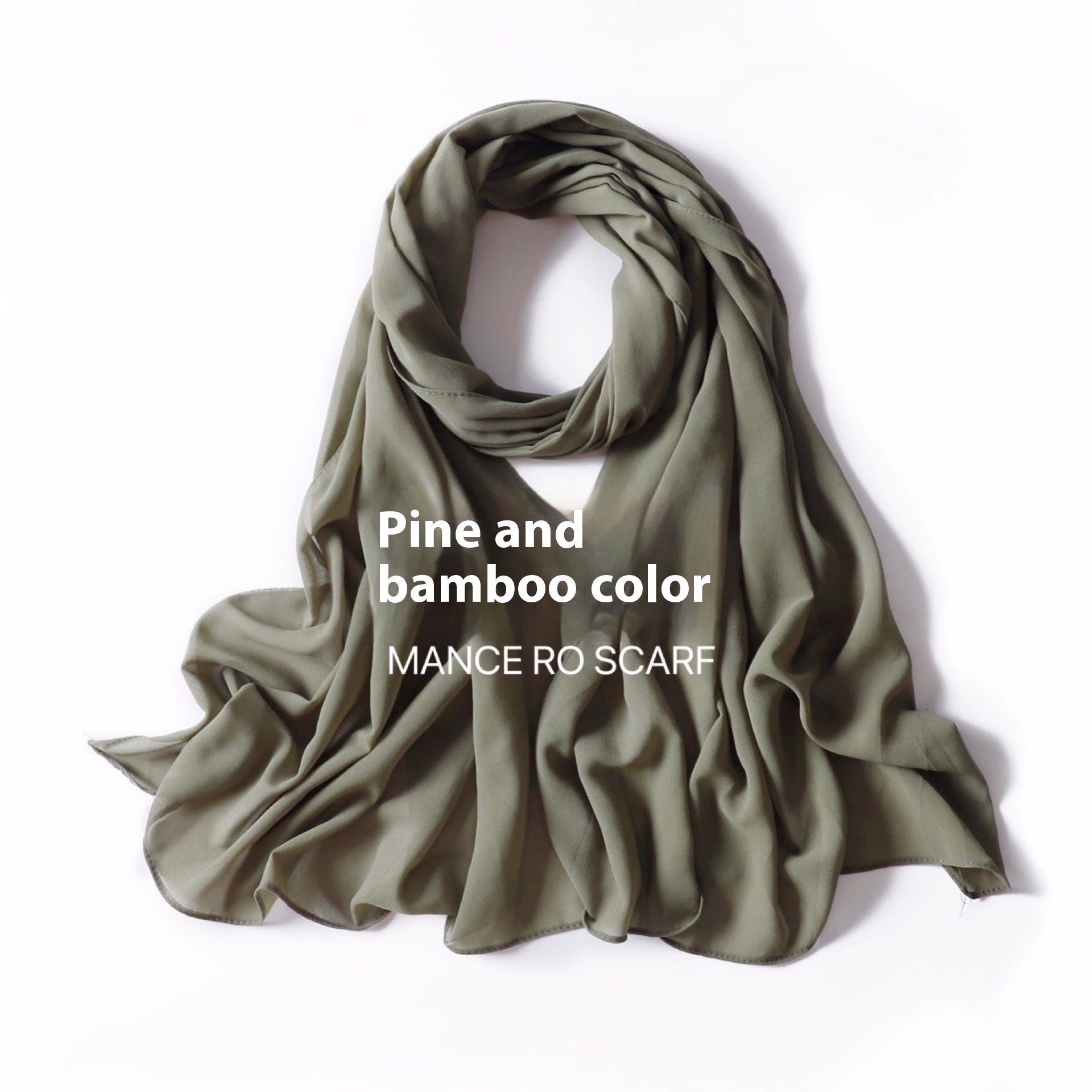 Pearl Chiffon Headscarf Veil Wrap
