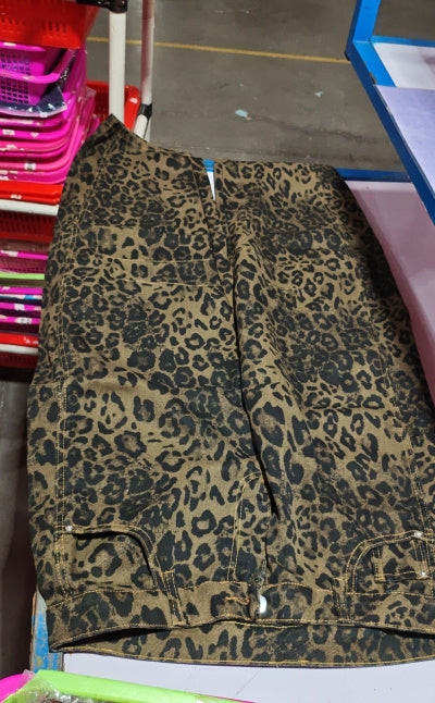 High Stretch Wide Leg Barrel Jeans