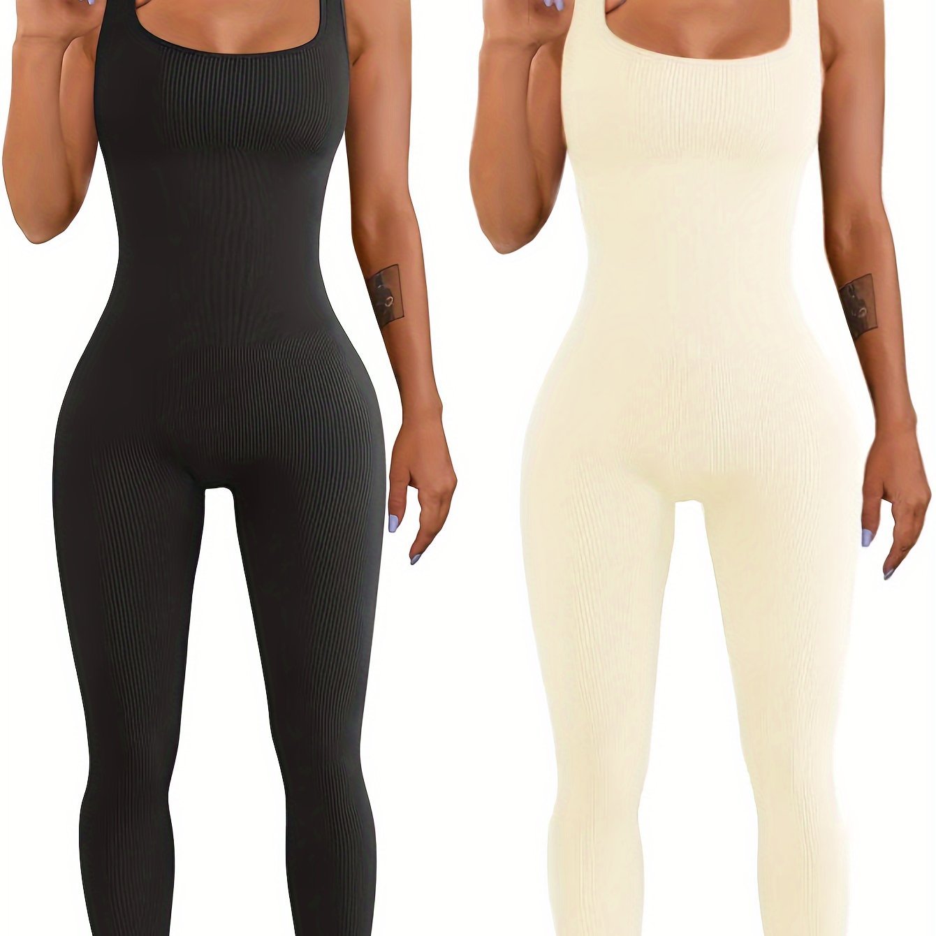 Débardeur et collants à bretelles pour femme